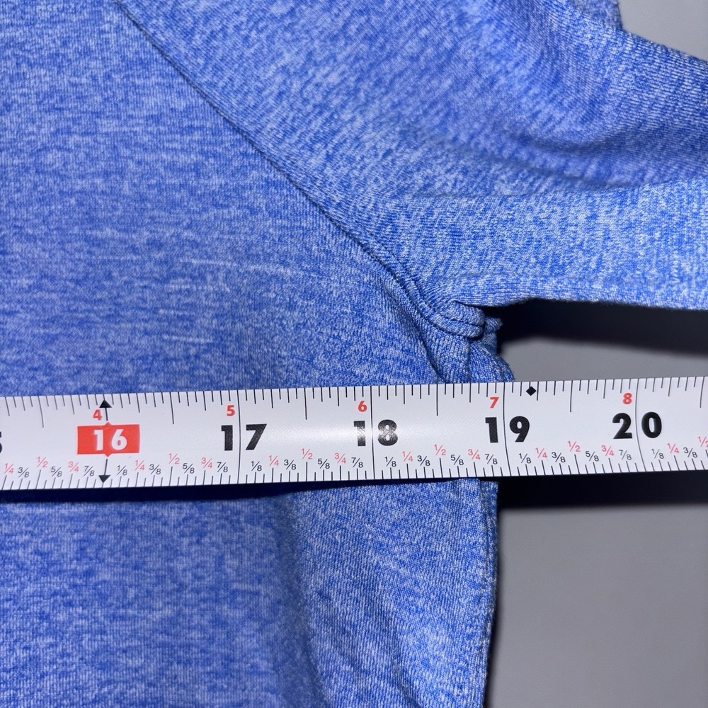 Lululemon Swiftly Tech Long Sleeve Heathered Blue Running Top Size 6 - Picture 3 of 6